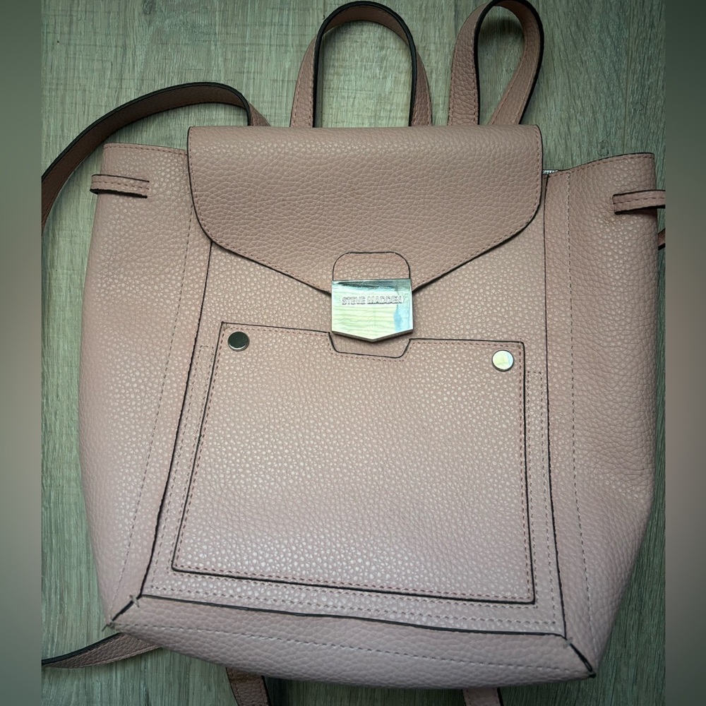 Steve Madden Blush Pink Backpack